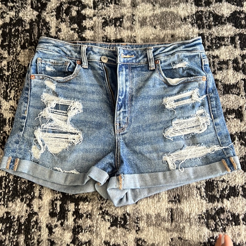 AE Stretch Denim Mom Short